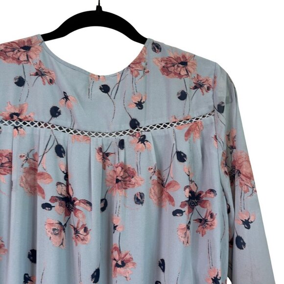 House of Harlow x Revolve Mila Floral Long Sleeve Feminine Romper Size Medium - Picture 10 of 15